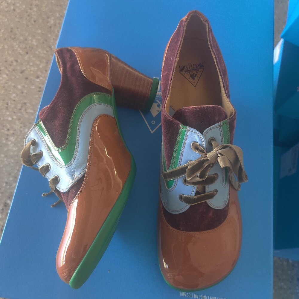 John Fluevog shoes size 13W 11M New - Picture 1 of 3